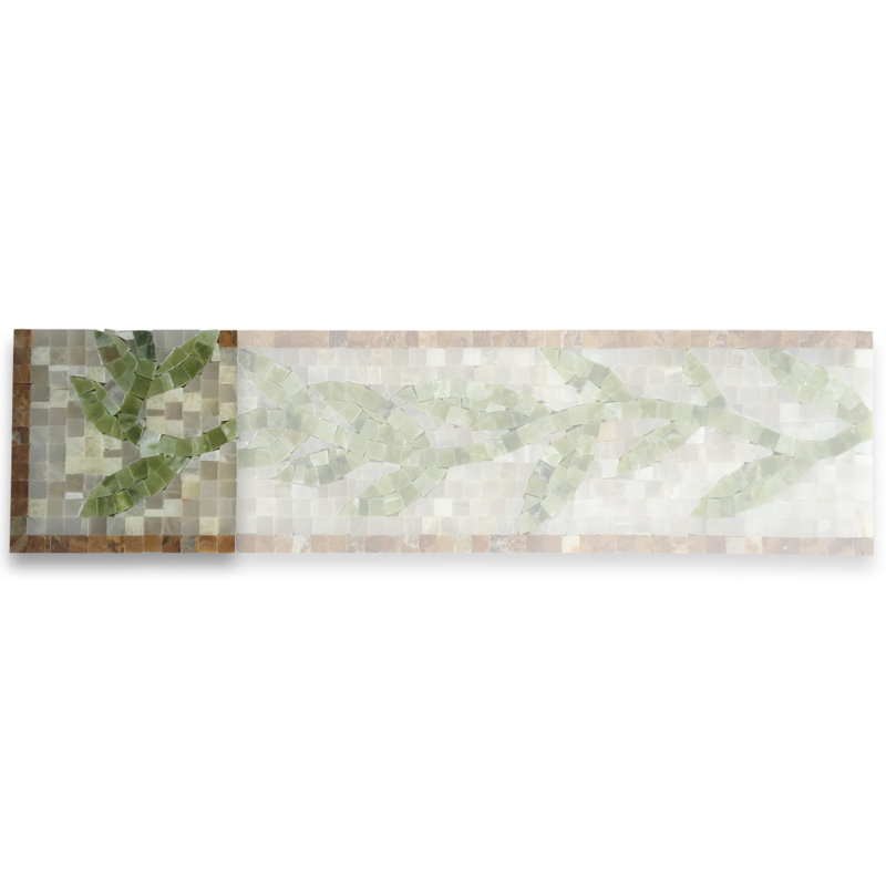 4.7 in. x 4.7 in. Marble Tile
