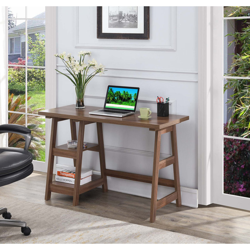 Saribek Reversible Computer Desk, Cappuccino
