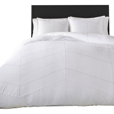 Ensemble de housse de couette réversible en microfibre 3 pièces Courtney