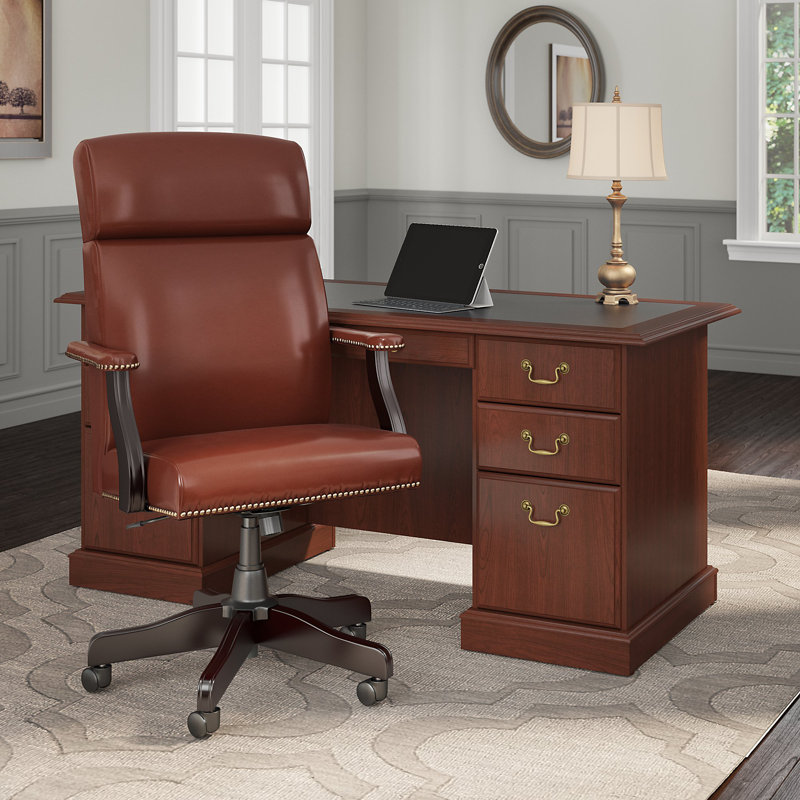 Raker 3 Piece Executive Desk Office Set