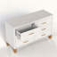 Commode double blanche à 6 tiroirs-2119540966