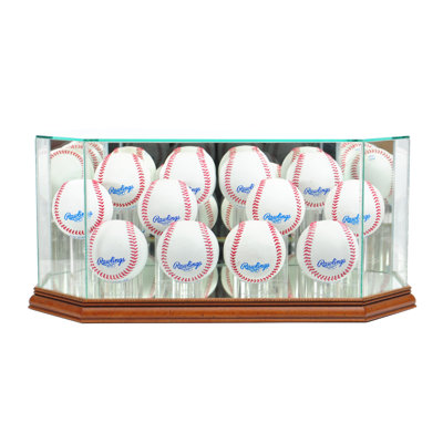Perfect Cases And Frames 17'' W 8'' D Baseball Glass Ball / Puck Case