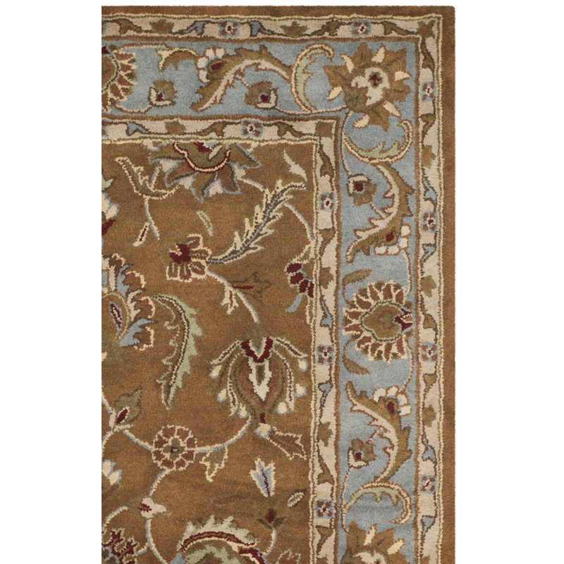 Tapis oriental en laine touffeté à la main Taylor, Rectangle 2 pi 3 po x 4 pi