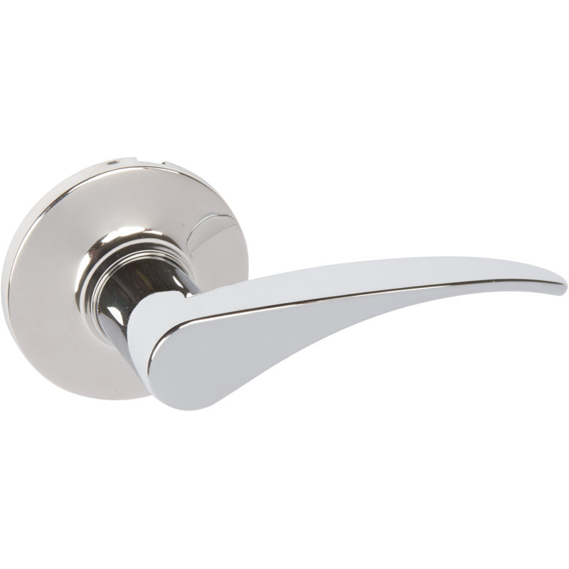 Dayton Single Dummy Door Lever, Chrome, Right