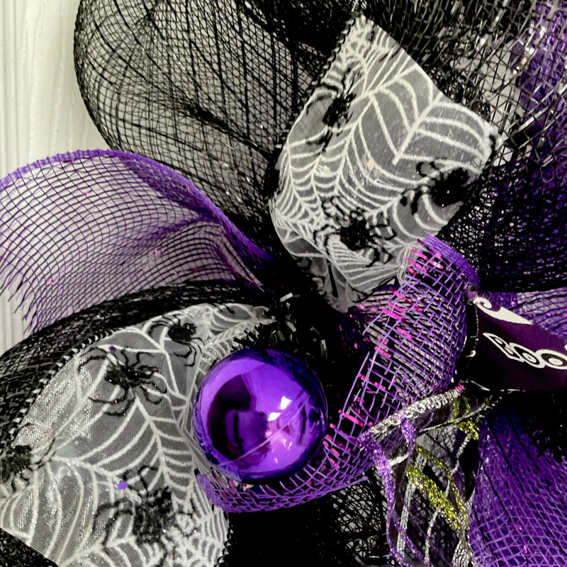 Couronne de vin d'Halloween