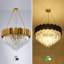 15 - Light Crystal Chandelier with Crystal Accents