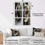 Faye - Ensemble de 6 décorations murales formes abstraites-72261458-72261459