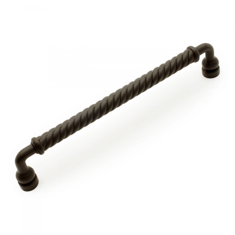 Poignée corde 8 po Rope Twist CP, Bronze huilé