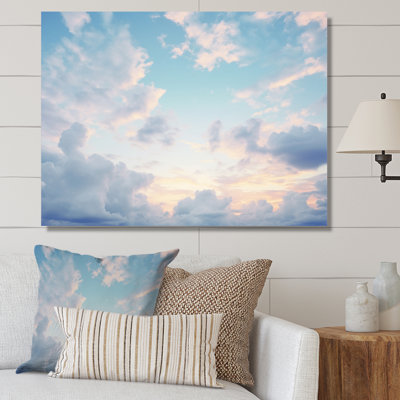 «White Sky Pure Elegance I» sur toile