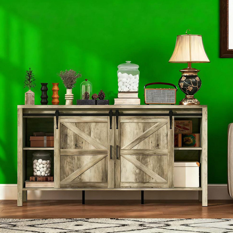 59"Sideboard With Thick Top  Buffet Cabinet