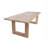 Mejse Mango Rectangular Solid Wood Top with Solid Wood Base Dining Table-220404085
