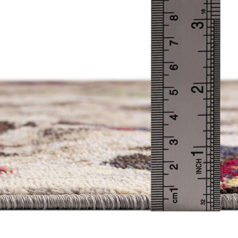 Ansela Abstract Indoor Rug, Rectangle 5'3" x 8'