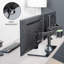 Support de bureau double