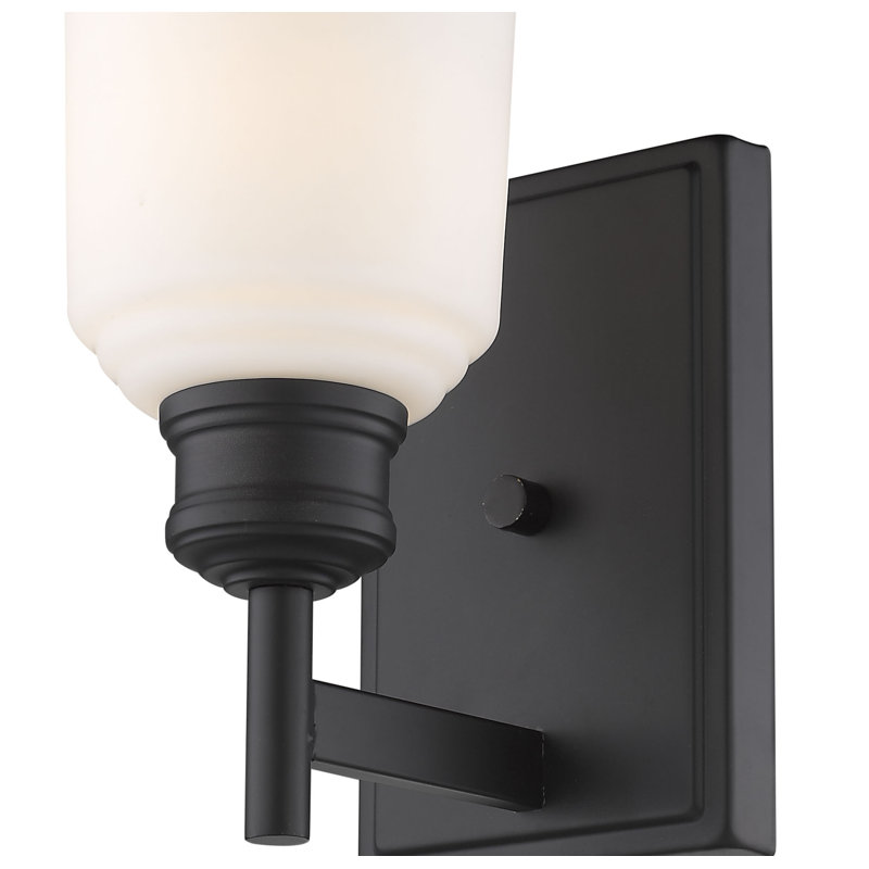 Alayanna Armed Sconce, Matte Black