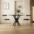 Black Round Sintered Stone Dining table-329481470