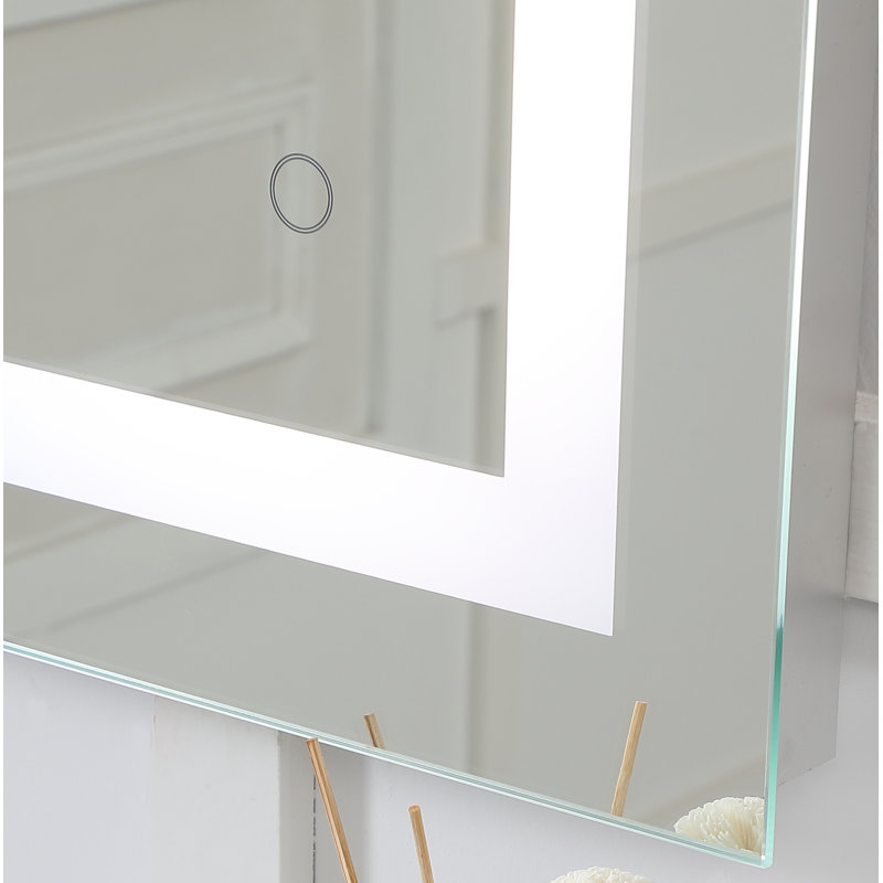 Scoles Flat Wall Mirror, 30" x 18"