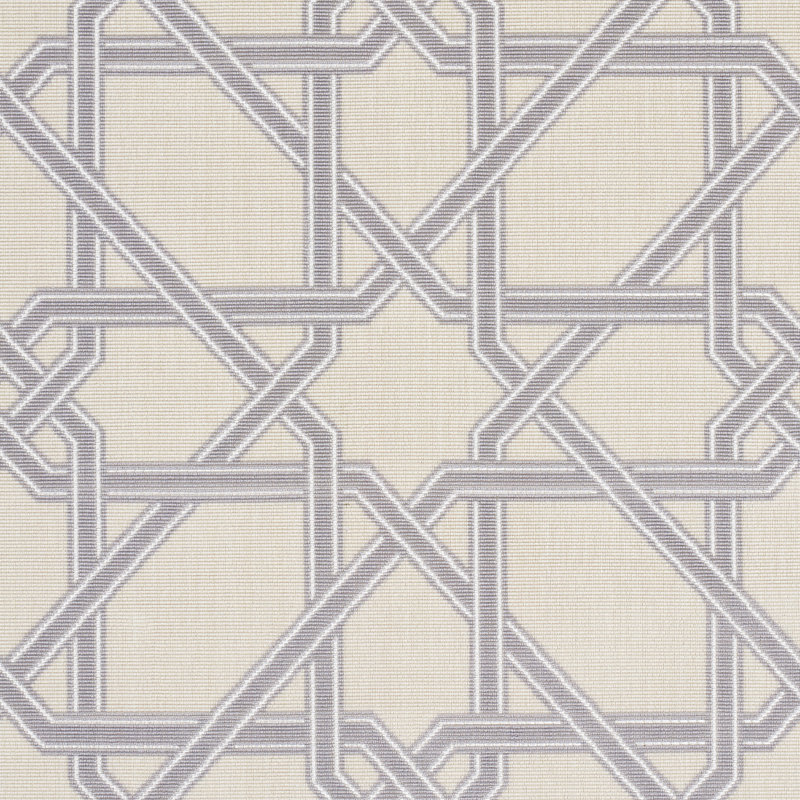 Schumacher x Mary McDonald Le Maroc Épinglé Fabric, Dove