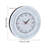 Kindalyn Round Mirrored Wall Clock with Crushed Diamond Inlay-2138531469-2146408664