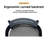 5-Piece Outdoor Patio Modern Dining Set including 4 Swivel Rockers Chair and 40" Square Dining Table