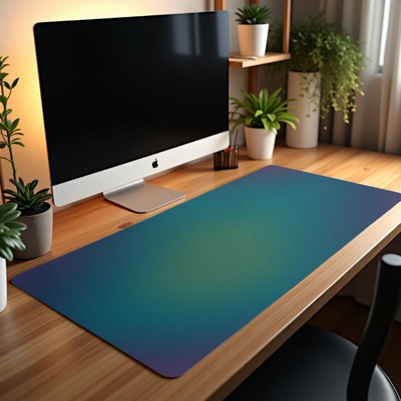 Polyester Desk Pad, 14.4x12.1