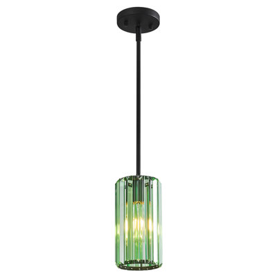 Llinos - Modern Crystal Single Pendant Light With Adjustable Height