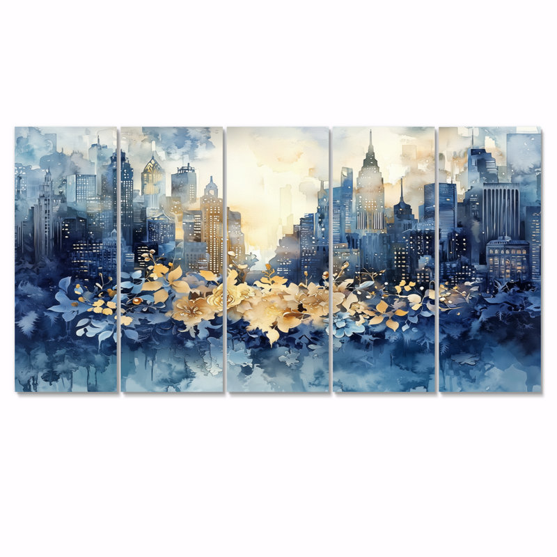 Hardison - art mural urbain - toile d'art industrielle, H 32 po x l 80 po, 5