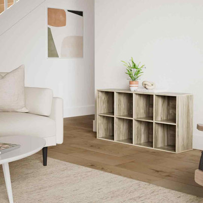 Bookshelf, 11in Display Storage System, Organizer w/ Removable Back Panels