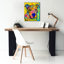 «I Know Some Of ces mots» par Dean Russo, art mural sur toile-1837992054