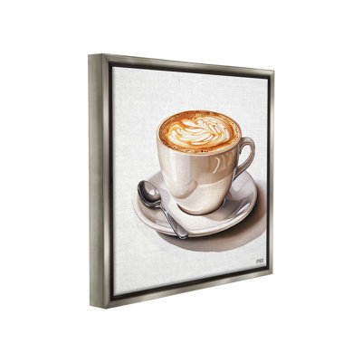 " Chic Modern Cappuccino Floater Frame "