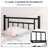 Uliano Metal Platform Bed-1615773092