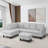 Halid Wide Sofa & Chaise with Ottoman-1571242470-1589847006