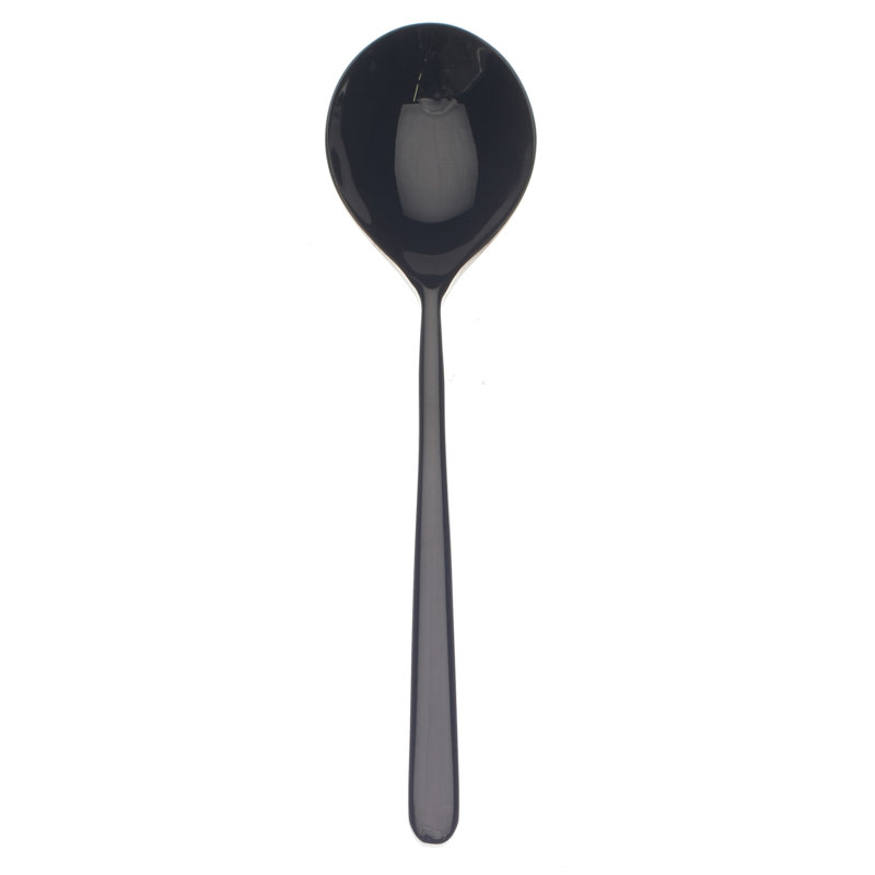Linea Coffee Spoon - 12 Pieces, Oro-nero