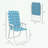metal frame Patio Folding Armchairs Set of 2