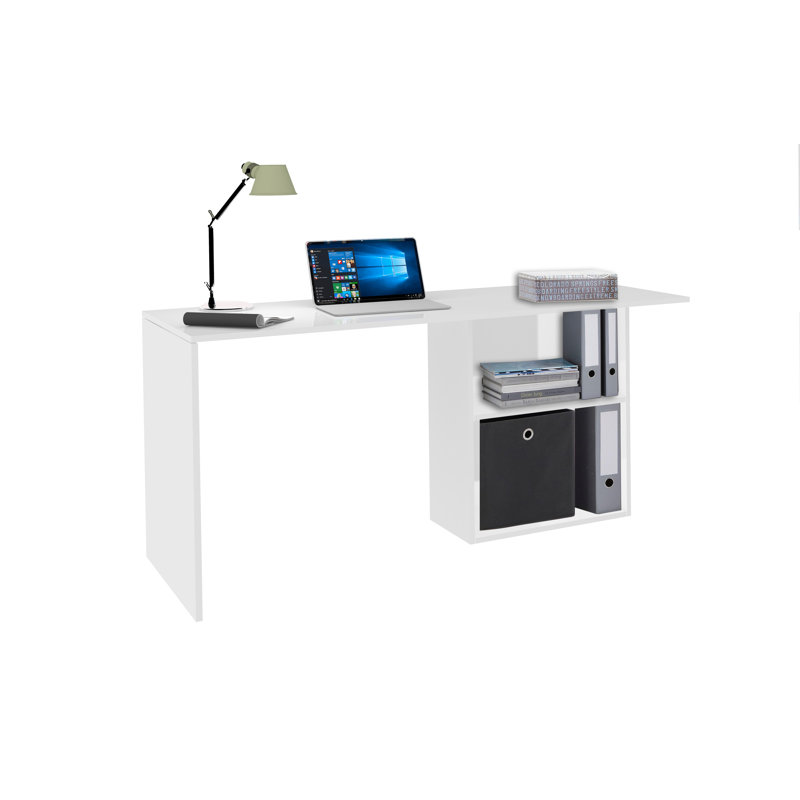 Giampaolo Writing Desk, White Glossy