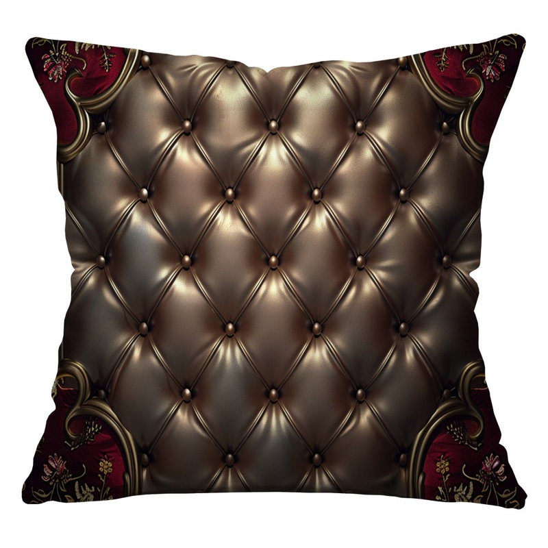 Coussin décoratif, H 14 po x l 14 po