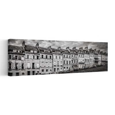 Historic City Terrace Classic Dramatic Elegant Architecture City Wall Art