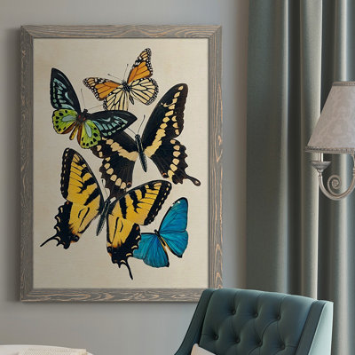 " Collaged Butterflies II " Print