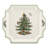 Spode Christmas Tree Square Handled Platter 12.5"