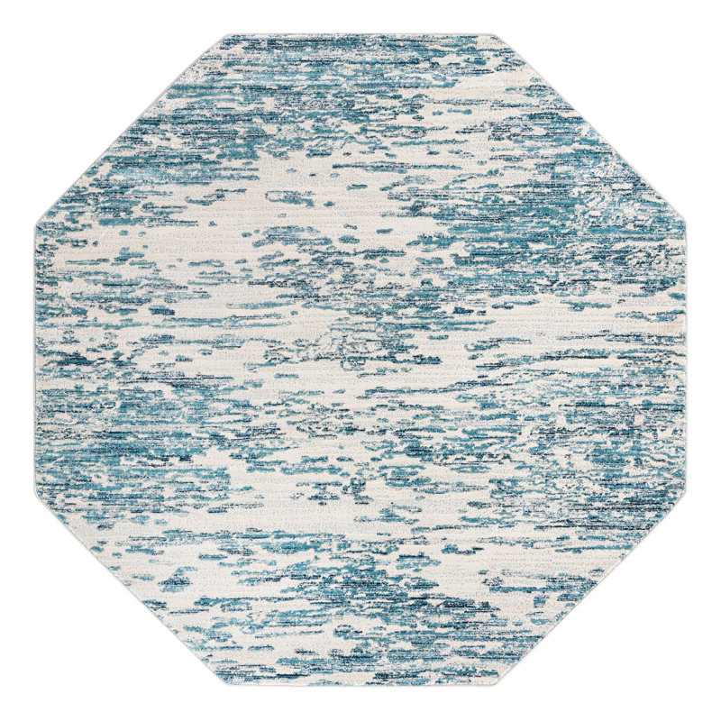 Tapis bleu Frankton, Octogone 7 pi x 7 pi
