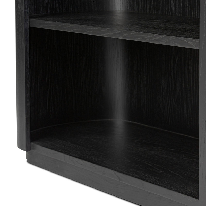Pilar Bookcase, Charcoal Oak