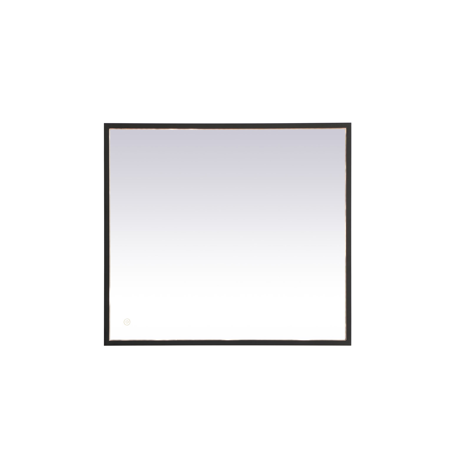 Piche Aluminum Mirror, Black, 27" x 30"