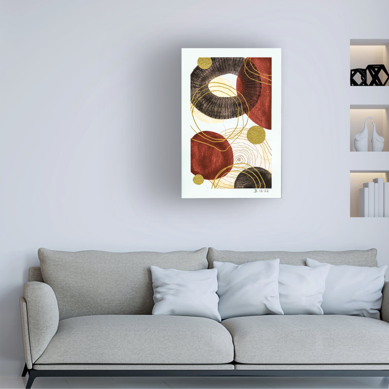 Jocelyn Benford Tree Rings Canvas Art, 24" H x 16"W