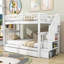 Lit superposé simple au-dessus de simple avec lit gigogne Hasen par Harriet Bee-106380250