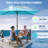 Barrios 120'' x 78'' Rectangular Tilt Market Umbrella-1405545543