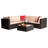 Chesterle 6 Piece Sectional Seating Group with Cushions-2058419424
