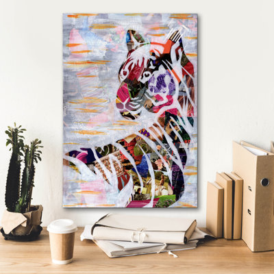 Bungalow Rose 'Tiger' by Artpoptart Canvas Wall Art