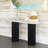 Console Table White & Black