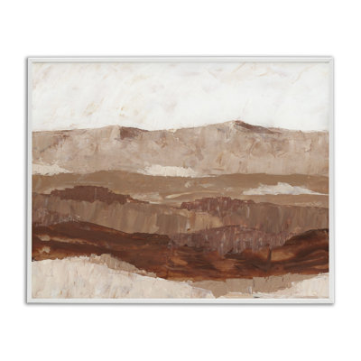 Abstract Canyon, peinture sur bois