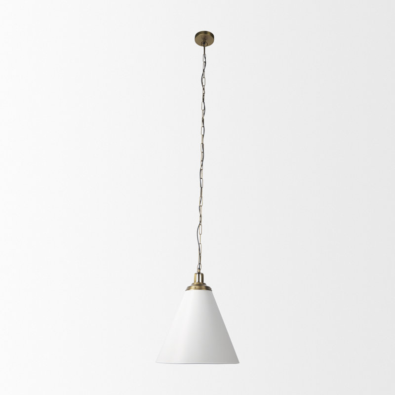 Gilda 1 - Light Single Pendant, Matte White