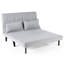 Nari 125.5Cm Linen Armless Sofa Bed-535070731